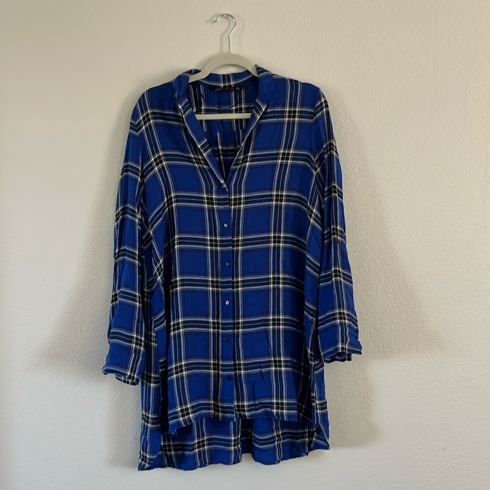 Zara plaid dress